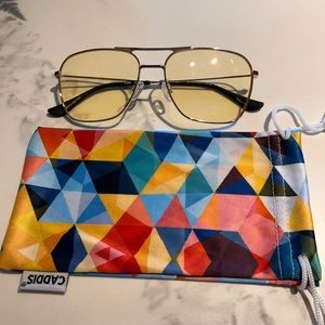 Caddis Hooper Yellow tinted glasses 0.00